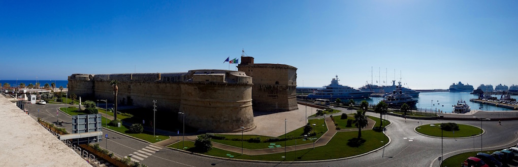 Forte Michelangelo in Civitavecchia, the cruise port serving Rome