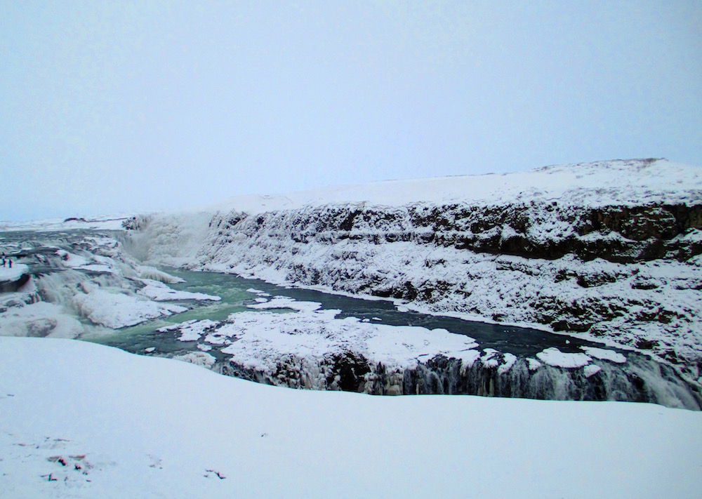 Gullfoss in the Snow