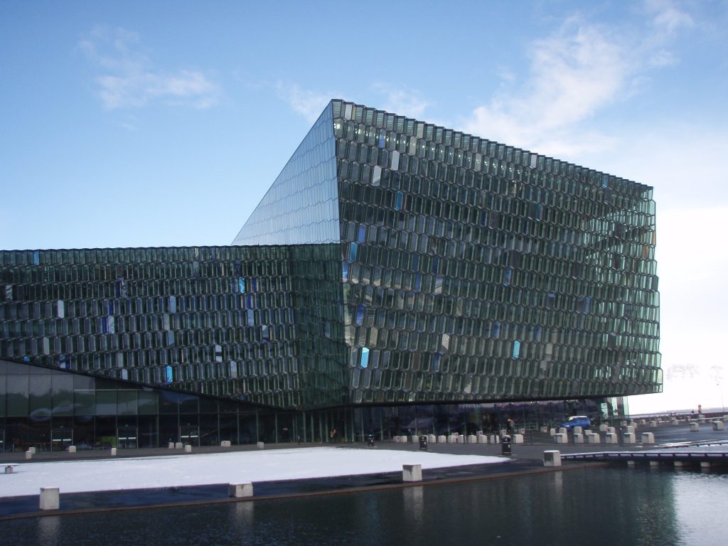 Harpa Concert Hall in Reykjavík